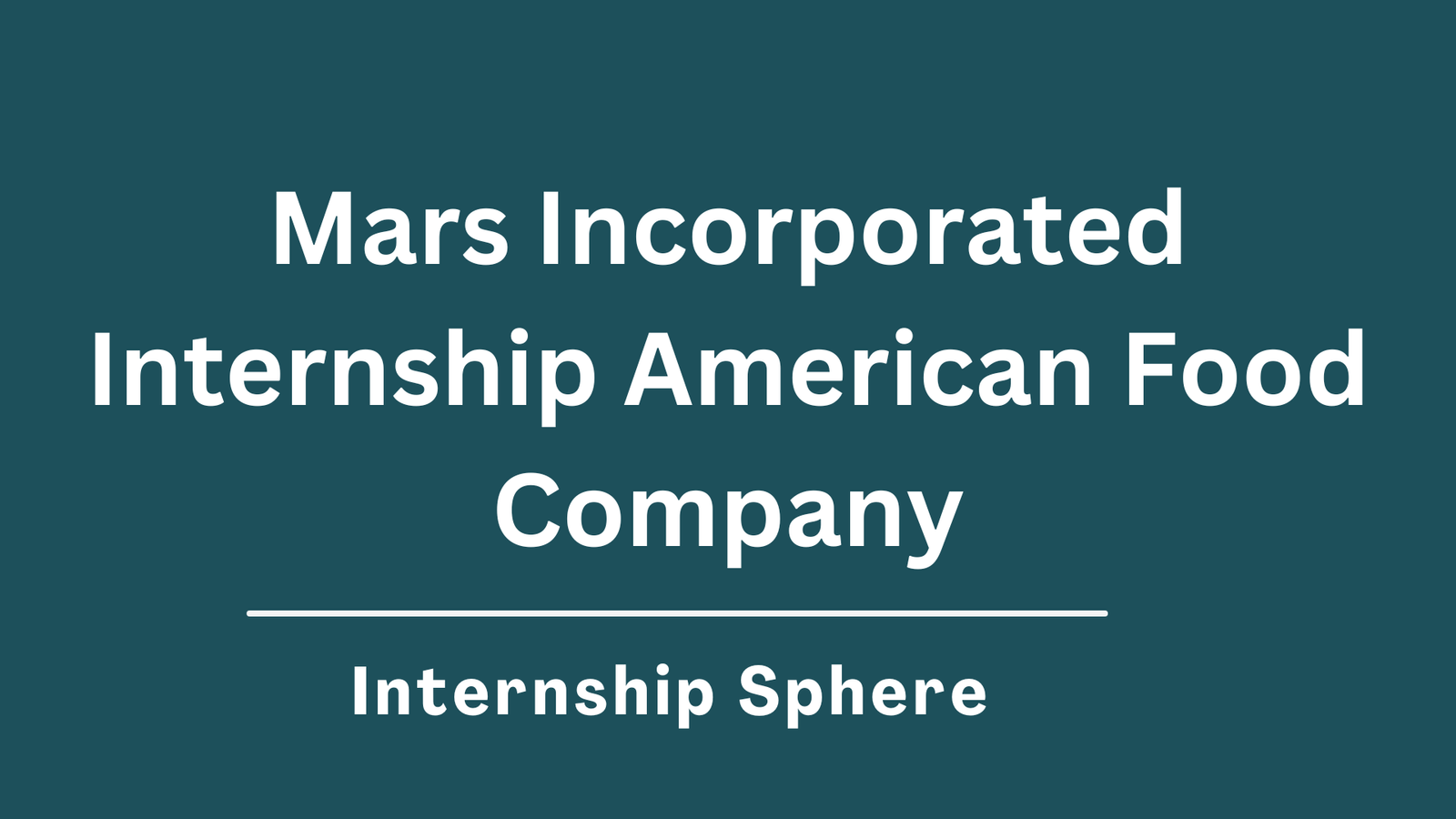 Mars Internship