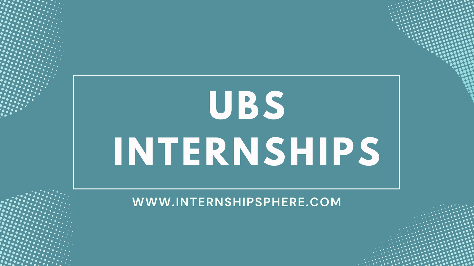UBS Internships
